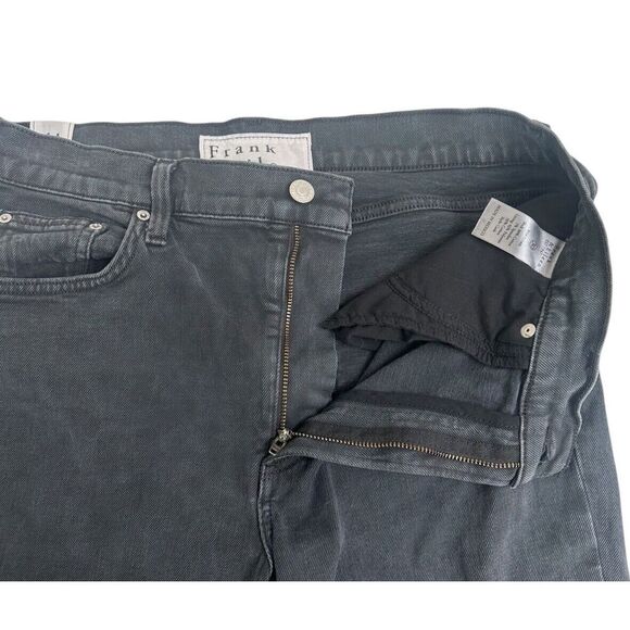 Frank & Eileen Cork The Everyday High Waist Straight Leg Jeans Worn Black sz 30 - Picture 7 of 12